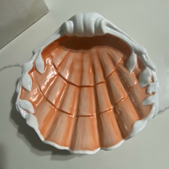 NWT 70’s vintage Mottahedeh shell dish NEVER USED In original Lord & Taylor box - Picture 16 of 16